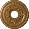Ekena Millwork Baltimore PVC Medallion (Canopies up to 5 1/4"), 13"OD x 3 1/2"ID x 3/4"P, Metallic Vintage Gold CMP13BADVG - alternate 1